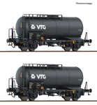 Roco 6600246 - H0 - 2-tlg. Set Kesselwagen, VTG, Ep. V-VI